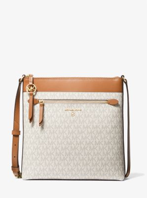 Michael Kors Adele Logo Crossbody Bag for Women-Vanilla : Buy