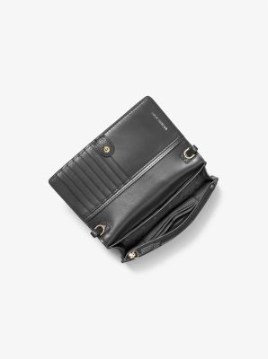 Jet Set Micro Saffiano Leather Envelope Crossbody Bag