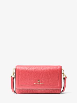 Michael kors pebbled leather convertible crossbody bag sale