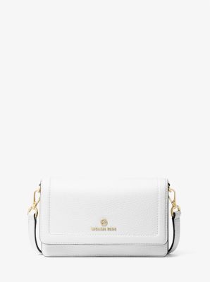 jet set small pebbled leather smartphone convertible crossbody bag