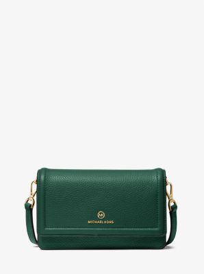 Michael michael kors pebbled leather convertible crossbody bag sale