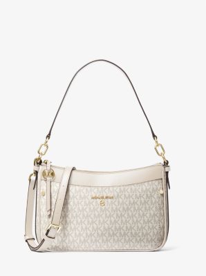 michael kors jet set logo shoulder bag