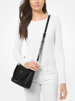 Jet Set Medium Pebbled Leather Crossbody Bag