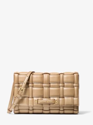 Michael Kors Ivy Woven Clutch Crossbody - Macy's