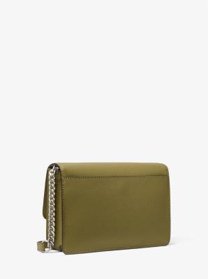 Daniela Large Saffiano Leather Crossbody Bag