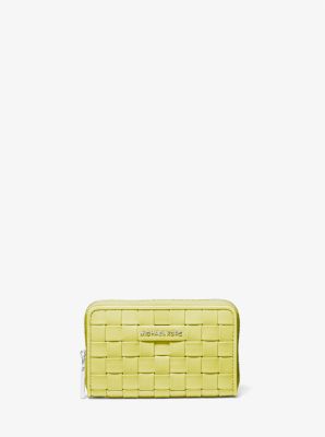 Small Woven Leather Wallet image number 0