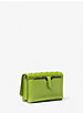 Jet Set Small Woven Leather Smartphone Convertible Crossbody Bag image number 2
