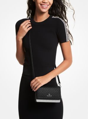 Jet Set Small Two-Tone Logo Smartphone Crossbody Bag