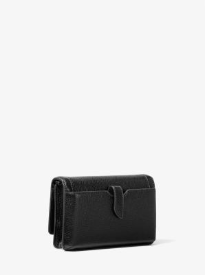 Michael Kors Jet Set Travel Small Flap Pocket Envelope Crossbody Bag Black