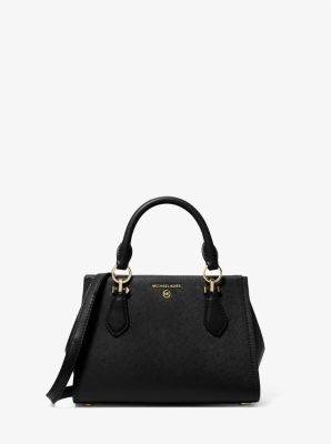 Michael Kors Marilyn Saffiano Leather Small Crossbody Bag - Black