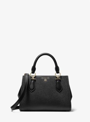 마이클 마이클 코어스 Michael Michael Kors Marilyn Small Saffiano Leather Crossbody Bag,BLACK
