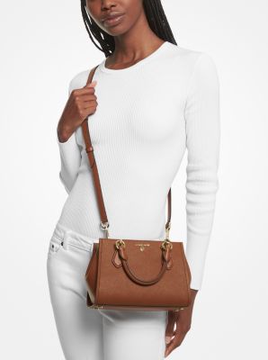 MICHAEL Michael Kors Marilyn Small Color-block Saffiano Leather Crossbody  Bag