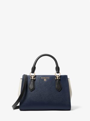 Michael Kors, Bags, Michael Kors Marilyn Small Leather Colorblock  Saffiano Crossbody Bag