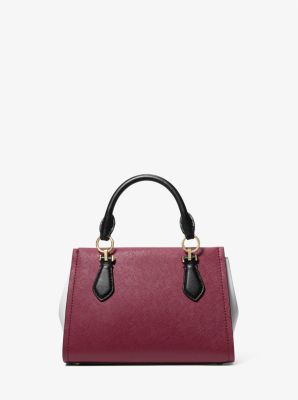 Marilyn Small Color-Block Saffiano Leather Crossbody Bag image number 2