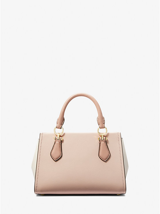 Petit sac à bandoulière Marilyn en cuir Saffiano à blocs de couleurs image number 3