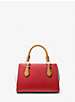 Petit sac à bandoulière Marilyn en cuir Saffiano à blocs de couleurs image number 2