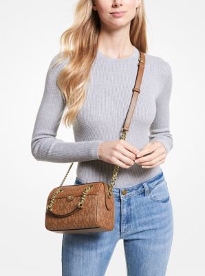 Michael Kors Edith Saffiano Leather Satchel - Macy's