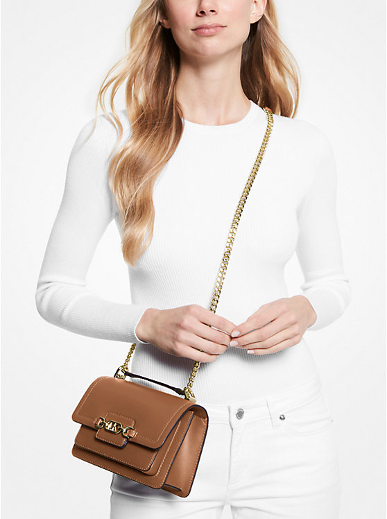 Heather Extra-Small Leather Crossbody Bag | Michael Kors