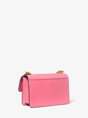 Heather Extra-Small Leather Crossbody Bag in CAMELIA ROSE | Michael Kors