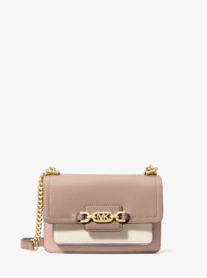 Borsa a tracolla Heather extra-small in pelle color block image number 0