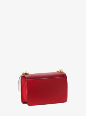 Borsa a tracolla Heather extra-small in pelle color block image number 2