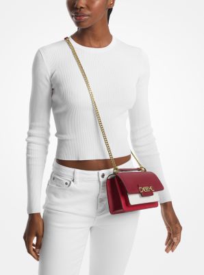 Heather Extra-Small Color-Block Leather Crossbody Bag image number 3