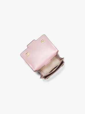 Heather Extra-Small Color-Block Leather Crossbody Bag