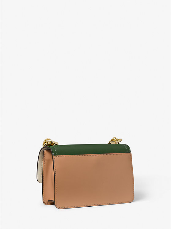 Heather Extra-Small Color-Block Leather Crossbody Bag image number 2