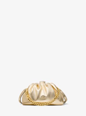 Michael kors best sale gold clutch