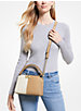 Karlie Small Two-Tone Snake Embossed Leather Crossbody Bag image number 2