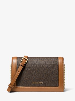 Michael Kors Jet Set Large Saffiano Leather Crossbody - Acorn