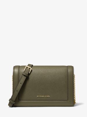 Jet Set Large Saffiano Leather Crossbody Bag | Michael Kors