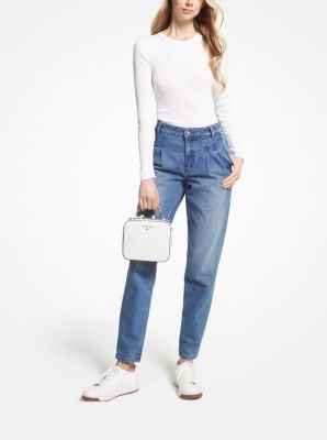 Jet Set Medium Pebbled Leather Crossbody Bag