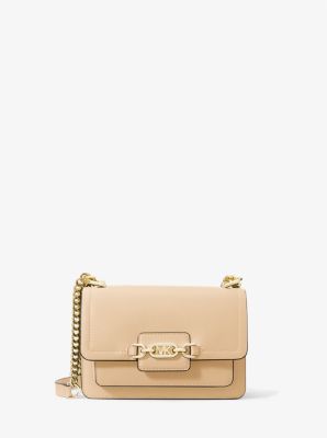 Michael Kors Heather Large Shoulder Bag in Brown/Acorn