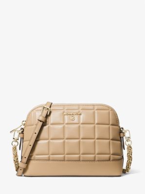 Michael Kors Large Saffiano Leather Dome Crossbody Bag