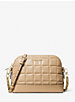 Large Quilted Leather Dome Crossbody Bag image number 0