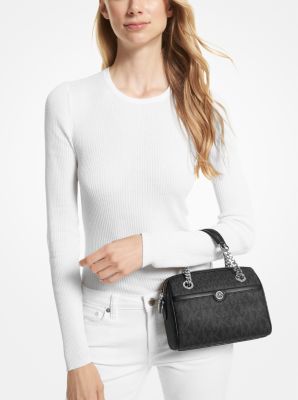 Ava Extra-Small Perforated-Leather Crossbody