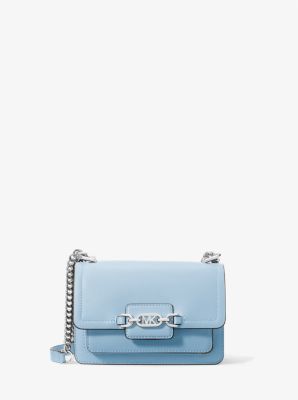 Heather Extra-Small Leather Crossbody Bag in CHAMBRAY | Michael Kors
