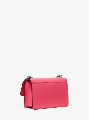 Heather Extra-Small Leather Crossbody Bag in GERANIUM | Michael Kors