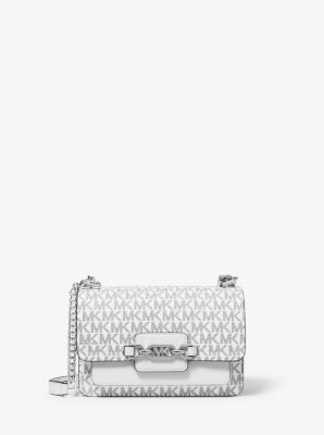 Michael kors small white crossbody bag hotsell