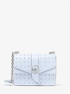 Greenwich Small Studded Quilted Crossbody Bag