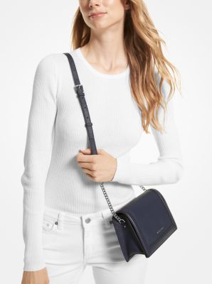 Jet Set Large Saffiano Leather Crossbody Bag