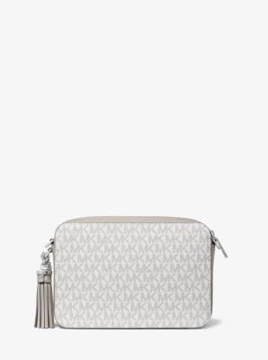 Michael kors ginny medium logo crossbody best sale bag