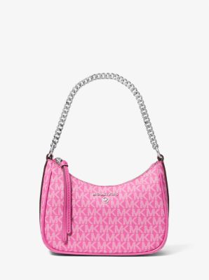 Michael Michael Kors Jet Set Charm Small Logo Pochette, Pink