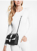 Greenwich Small Embossed Scuba and Faux Leather Crossbody Bag image number 3