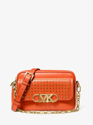 Michael kors sandrine stud small leather on sale crossbody