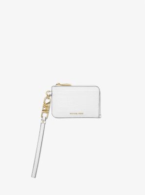 カードケース・名刺入れ Michael Kors CROCODILE PRINT LEATHER CARD CASE Michael By Michael Kors Crocodile Print Leather Card Case