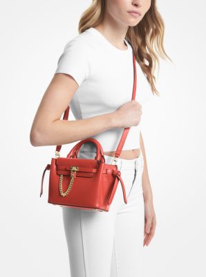 Michael kors hamilton bag hot sale red