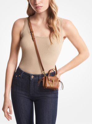 Hamilton Legacy Micro Leather Belted Crossbody Bag | Michael Kors