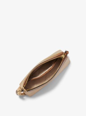 Talia Small Metallic Cotton Canvas Wristlet image number 1